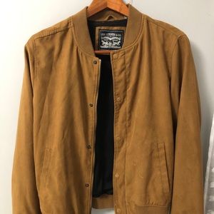 Levi’s tan synthetic leather jacket